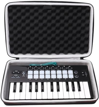 MIDI Keyboard Case MIDI Controller Keyboard Cover EVA Hard Case for - Travel Protective Carrying Bag