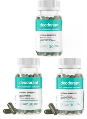 Cuidado Desodorante Corporal, Fórmula para Todo el Cuerpo, Neutralización Completa de Malos Olores para Hombres y Mujeres, Cápsulas de Frescura de Larga Vida, Efecto Prolongado (90 Unidades)