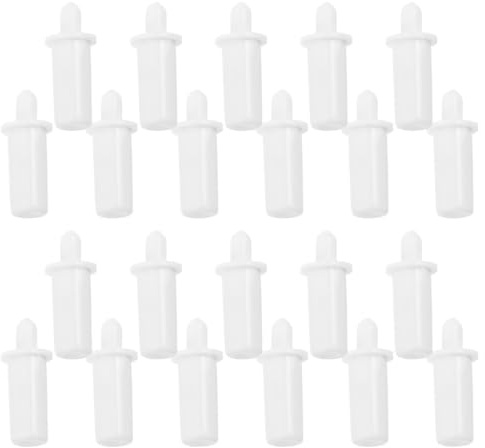 AKOOSY 120pcs Goupilles de Réparation de Persiennes en Pom Blanc, Compatibles Lames de Store en Bois, Faciles à Utiliser pour Remplacement DIY à Domicile
