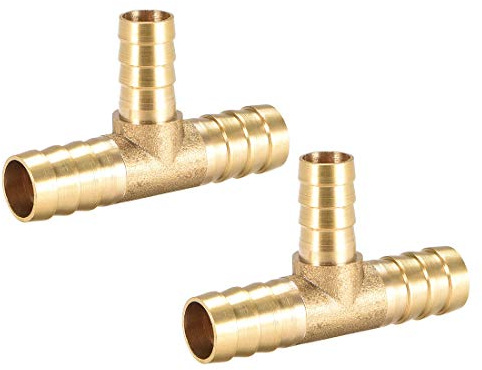 källkarta 2 st. 12 x 10 x 12 mm slang reducerare krokanslutning T 3-vägs kontakt