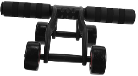 Garneck Ab Roller Four Wheel Fitness Wheel Roller for Men Abdominal Fitness Exercise