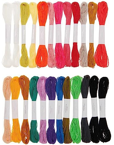 Stickgarnset Multicolour Fashion, 24-teilig