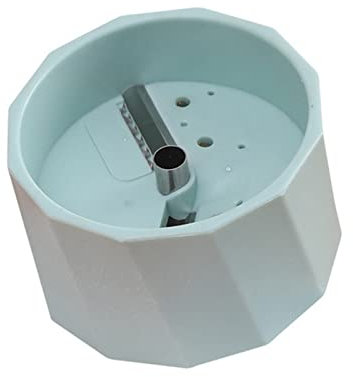 ohfruit Cortador de espiral vegetal anti-moho antideslizante Sin resbalón Diseño ergonómico Durable Vegetal Spiral Shredder Verde