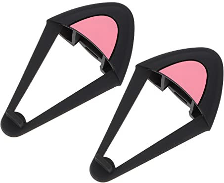 1 Pair Headphone Decoration Headphone Decors Headphone Attachments Gaming Headset Ears Cat Ear Headphone Attachment Headset Decors Diy Ornament Earbud Ears Silica Gel Cartoon Video