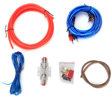 Kit cavi amplificatore di kit cavi subwoofer per auto in lega di zinco per automobili