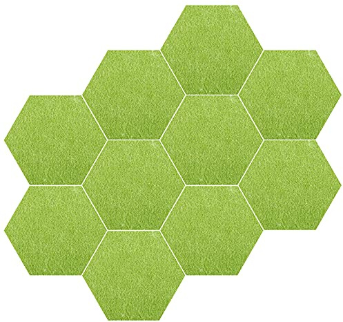 10 Stück 15x13cm Sechseckig Filztafel mit Stecknadeln,pinnwand kork pinnwand selbstklebend,korkwand pinnwand,pinnwand kinderzimmer,pinnwand küche,pinnwand filz,filz pinnwand selbstklebend,pinwand
