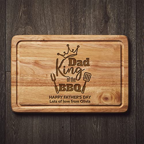 Custom BBQ Master's Chopping Board Perfect Father's Day Dad Gift or Birthday Gift for Him BBQ Cutting Board Grill board
