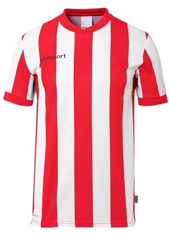 uhlsport Maglietta a Maniche Corte Unisex retrò a Righe