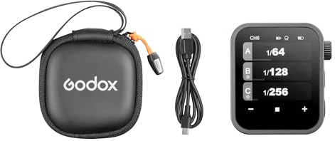 X3 (Xnano) 2.4GHz Compact Touch Screen Wireless Flash Trigger - Touchscreen, TTL Auto & Manual Flash, 2h Charge Time, 7 Days Standby Time, 0-100m Range, 32 Channels (GD-X3F)