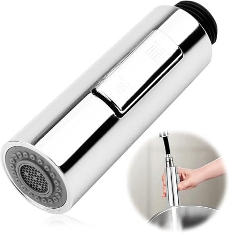 Doccetta per Lavandino Cucina Estraibile, Rompigetto Rubinetto Cucina 2 Modalità, Aeratore Rubinetto Ricambio, Prolunga Rubinetto Cucina, Diffusore Rubinetto per Cucina, Doccino per Lavandino Cucina