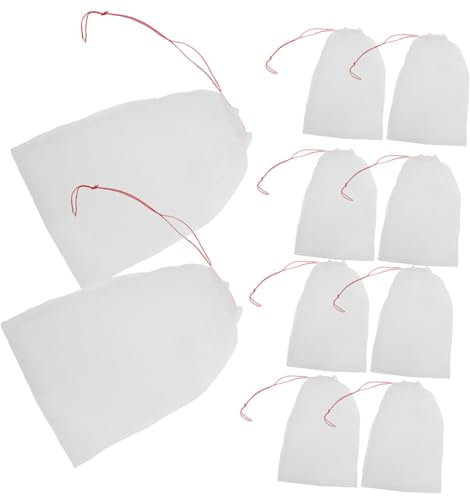 Happyyami 20pièces De Protection pour Fruits Maille Filets Anti-Oiseaux Et Insectes pour Et Petits Fruits Réutilisables avec Cordon De Serrage