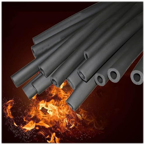 Tuyau Isolation Mousse Tube Isolation Phonique Housse ID 20mm 32mm 60mm 89mm, Manchon De Protection Pour Fitness Outils Poignée Support, Préservation De Chaleur Pour L'Antigel ﻿(25mmX30mmX1.9m)