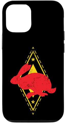 Signe du zodiaque chinois Lapin Sagesse douce Coque pour iPhone 12/12 Pro