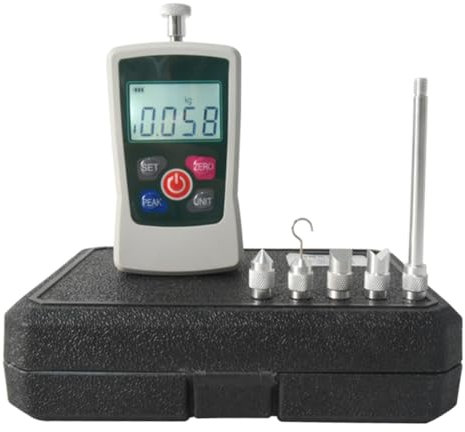 Rinteea Digitales Kraftmessgerät, Push-Pull-Kraftmesser, digitaler Dynamometer