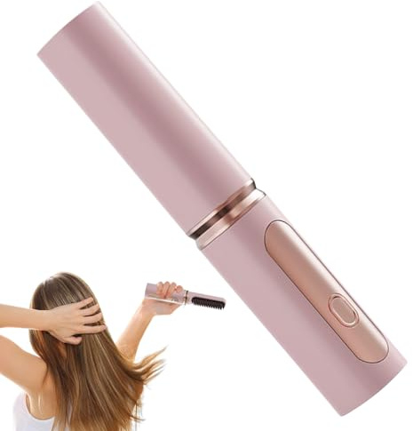 Rrlihjgu Brosse Lisseuse - Brosse Lissante sans Fil | USB Rechargeable Chauffage Rapide Fer à Boucler Peigne Coiffant pour Types de Cheveux Femmes