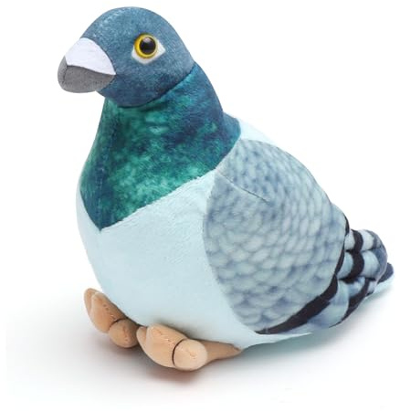 Giocattolo di peluche a forma di piccione 20 cm, peluche piccione, bambola di peluche piccione, giocattolo di peluche piccione, peluche uccello, pigeon, piccione di peluche uccello di peluche per