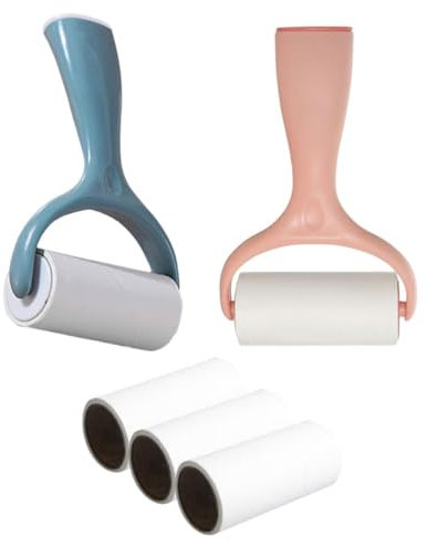 Gatuida Lint Dust Removal Paper Practical Lint Roller for Clothes Hair Remover Hair Dusting Brush for Pet Owners Convenient Clothes Cleaning Tool
