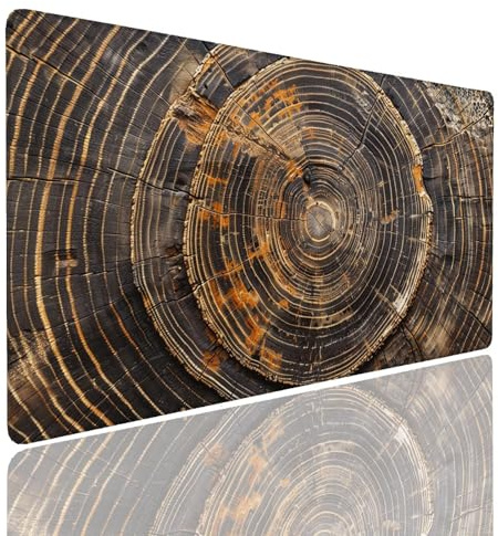 Tappetino per Mouse da Gaming, Tappetino Mouse Pad XXL Grande, Mousepad con Impermeabile e Antiscivolo, Lavabile Sottomano Copri Scrivania Ufficio, Tappetini Tappeto Mouse Mat 1400x800x4mm Tree (3)