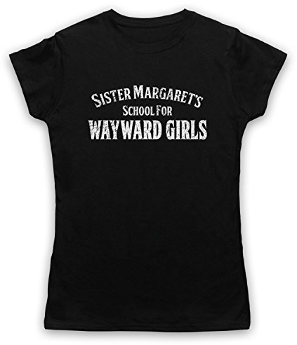 My Icon Art & Clothing Dead Sister Margaret's School for Wayward Girls Pool Superhero Film Damen T-Shirt, Schwarz, Medium
