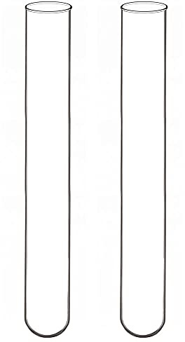 Labasics 20 Stück Reagenzgläser Glas, 20 Pack Test Tubes Borosilikatglas Rundboden Reagenzglas, 20 mm OD X 150 mm Länge