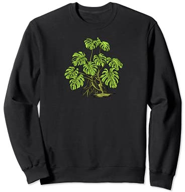 Monstera Deliciosa Variegata I plante d'intérieur tropicale Sweatshirt