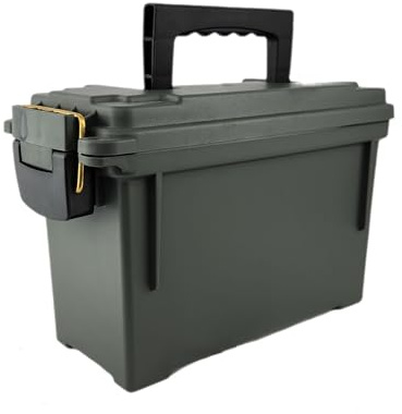 Scatola di munizioni in plastica - (scatola polimerica - verde)