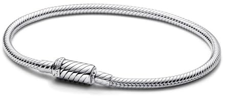 Pandora Moments Schlangenketten-Armband, Sterlingsilber, mit Magnetverschluss