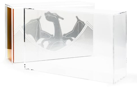 Friki Monkey Pokemon Ultra Premium Charizard Methacrylat-Box, Schützen Sie Ihren Ultra Premium Charizard mit diesem maßgeschneiderten Acryl, ideal für Sammler (1 Stück)