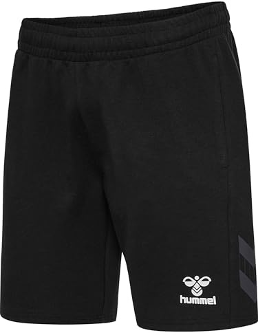 hummel Verstellbare Taille Kurze Hose Hmltravel Herren | Baumwolle | Regular Fit | unifarben | elastisch | Pull-on | sportlich-Style | ideal für Casualmode