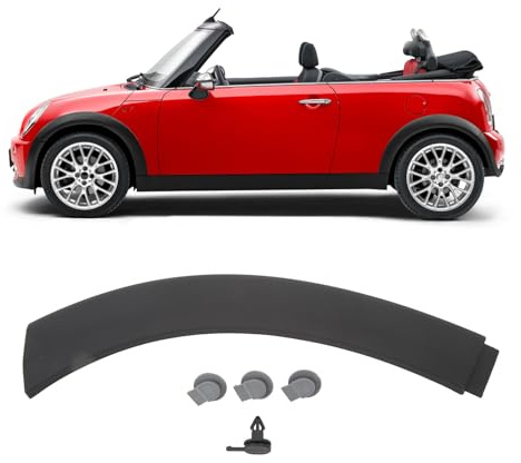 Rivestimento Passaruota per Cooper R50 R53 R52, Parafanghi Sopracciglio Ruota Laterale, Sostituzione Rivestimento Rivestimento Arco Parafango Superiore (Posteriore sinistro
