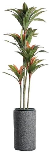 Kunstbaum Künstliche Künstlicher Baum Brasilholz-Simulationspflanze im Topf Wohnzimmer großer gefälschter Baum nordische Landschaftsdekoration Kunstpflanze (Size : 175CM)