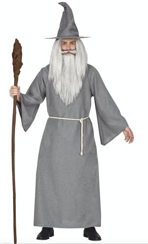 Gandalf Baguette magique démontable 170 cm Marron Magicien Bâton de Marche Canne de Marche