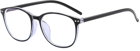 Suertree Myopia glasögon blåljusfilter lätt närsynthet glasögon gångjärn mode avstånd glasögon för kvinnor män rund