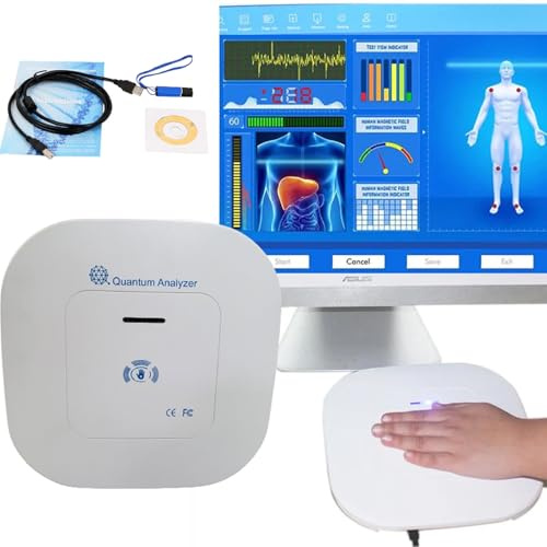 Analyseur Quantique Avec Sac De Transport, Analyseur Magnétique à Résonance Quantique Pour Tests De Santé, Analyseur De Santé Corporelle Professionnel Et Portable, Compatible Windows,52 Rapports,A