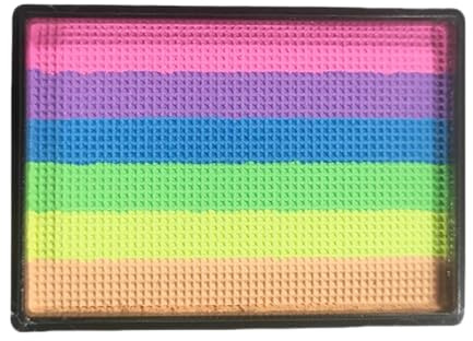 Kit de artistique | Palette de couleurs arc-en- pour visage - à l'eau 6 couleurs pour mariages, festivals, et adultes, événements tels que Halloween, Noël