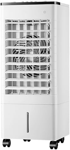 Aire Acondicionado Portatil Silencioso, 3 En 1 Enfriador De Aire Evaporativo Sin Tubo Exterior, 9L Tanque Agua, 3 Velocidades Viento, Temporizador 1-15H