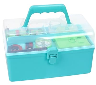 Elektronik Baukasten Physik-Experimentierset, Elektrizitätsbox, Elektromagnetismus-Schaltkreisbox Physik Elektro Baukasten