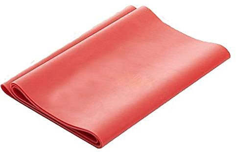 Mobiclinic, Fitness-elastikband, Widerstands-elastikband, Elastische bänder für Fitness, Widerstands-bänder Yoga, Pilates, Crossfit, Stretching, Schwierigkeitsgrad mittel, Rot