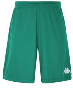 Kappa Borgo Pantalón Corto, Verde, 14 años