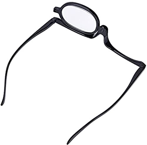 EdirFtra Gafas de Maquillaje para Ampliar los Ojos, Gafas de Maquillaje giratorias, Herramientas necesarias para el Maquillaje Femenino, Gafas unilaterales