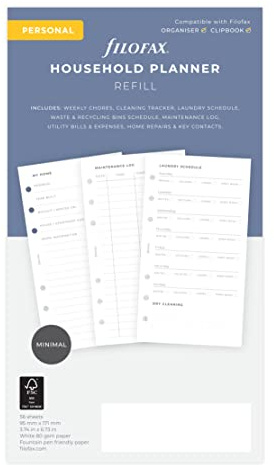 Filofax Household Planner Refill - Personal