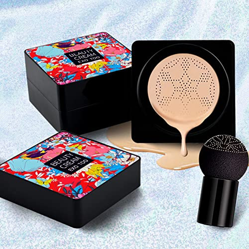 BB Air Cushion CC, Air Cushion BB Cream,Cream Foundation Concealer Makeup Moisturizing Brightening Pigment Liquid Foundation, Make-up mit gleichmäßigem Hautton