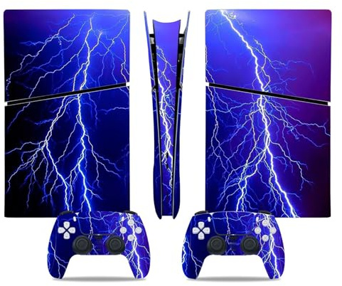 para PS5 Slim Skin Digital Edition Consola Mando Cubierta Vinilo Skins Wraps Resistente Los Arañazos Compatible con para PS5 Digital Edition Slim 50928 Sin Burbujas Sin Espuma Antiarañazos