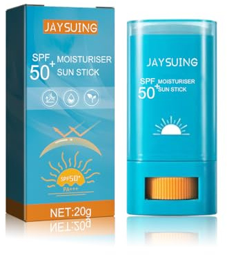 SPF 50 Sunscreen Stick - Ultra Light UV Protection for Face and Body, Long Lasting Waterproof and Sweatproof Fresh Non-sticky Formula Suitable for All Skin Types