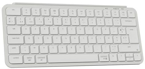 Keychron B1 Pro Clavier sans Fil Ultra-Mince avec ZMK Customization - pour Mac & Windows - Capuchons de Touches concaves - Silicone de Protection - Bluetooth 5.2 - Blanc Ivoire - 77 Touches