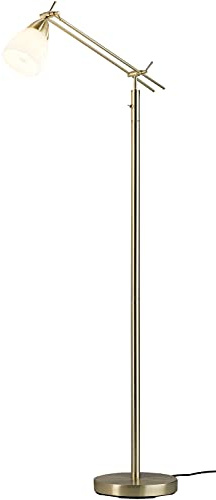 casa Nova Stehlampe - H 150 cm - Metall - Messingfarben - 1-flammig - E27 - Stehleuchte Standleuchte