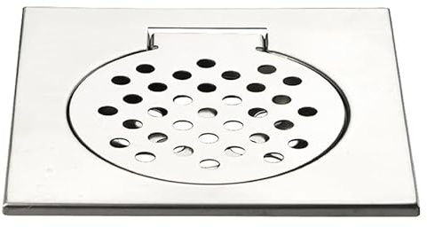 Piletta Doccia A Pavimento 15x15cm 304 Acciaio Inox Quadrato Griglia Doccia Scarico Piastrelle Inserto Quadrato Pavimento Scarico Pavimento Cucina Bagno Scarico Doccia A Pavimento
