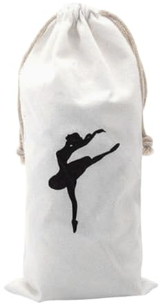 Toyvian Aufbewahrungstasche Für Balletttanz Ballettschuhtasche Für Damen Tanzbedarf Ballettzubehör Ballett-Slipper-Tasche Ballettaufbewahrung Tanzschuhtaschen Für Mädchen Beige Segeltuch