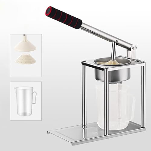 Exprimidor manual de cítricos con palanca, de acero inoxidable, para cocina, exprimidor de naranjas, comercial, profesional, fácil de limpiar, apto para naranjas y limones (A: molde de cabeza plana)