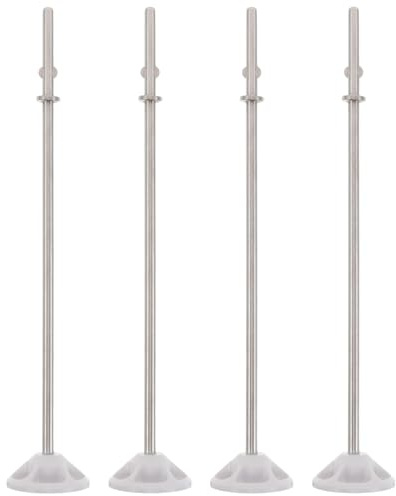 BESPORTBLE 4 varillas mezcladoras para batidora de mano: varillas de acero inoxidable para mezclar líquidos, repuesto de paleta para uso doméstico y de panadería, 21,8 cm de largo.